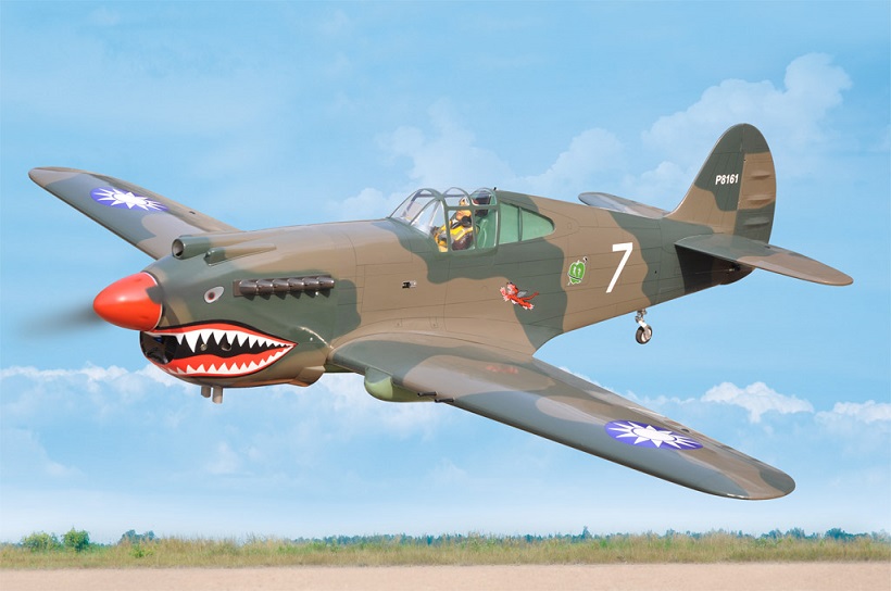 Blackhorse P-40C TOMAHAWK 50 – 60cc Gas/ EP